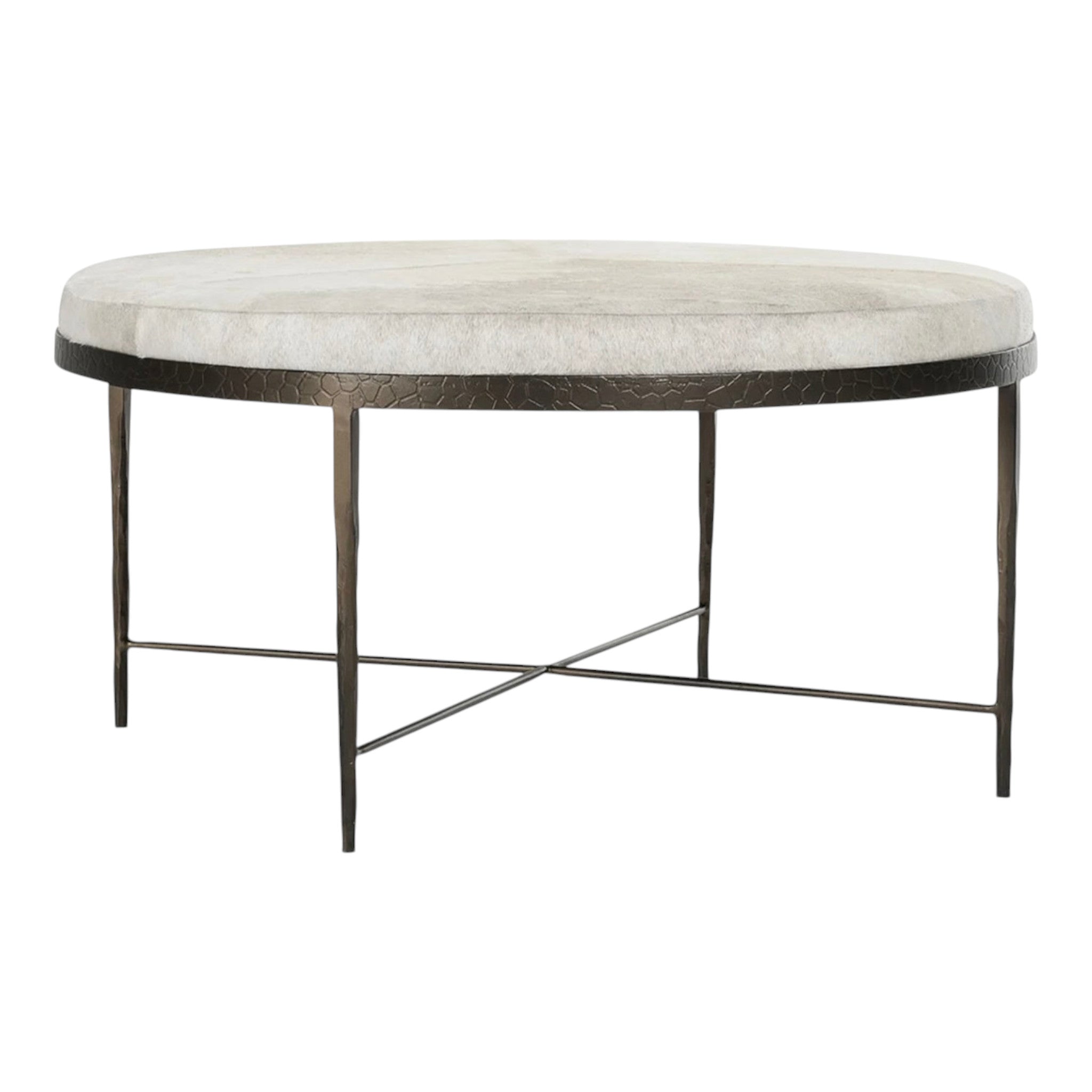 Bose Hair on Hide 36" Round Table 17.5" H