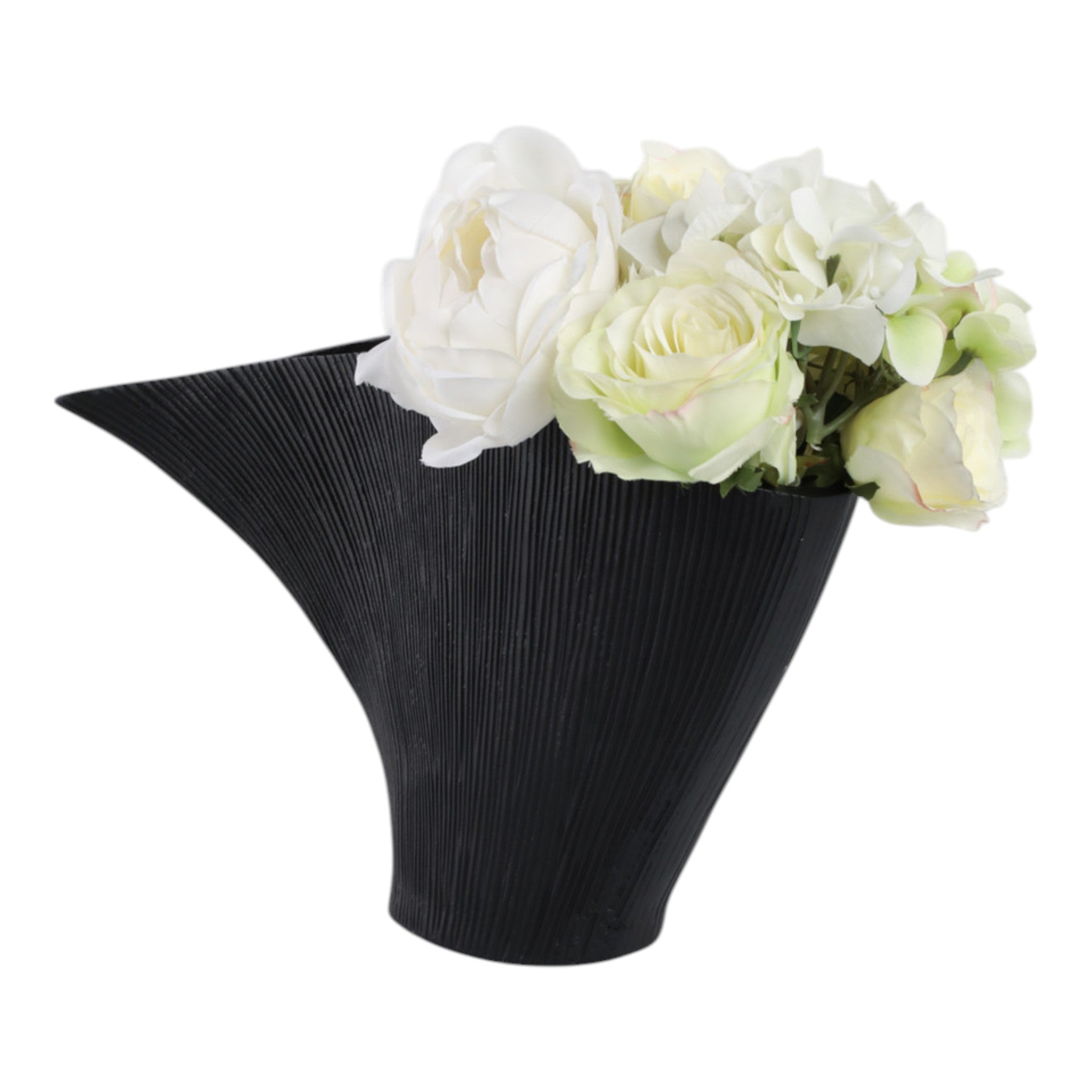 Corinth Metal Black Vase, Medium

16"