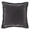 Stella Faux Silk Velvet Flanged Euro Sham, 8 Color Options