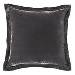 Stella Faux Silk Velvet Flanged Euro Sham, 8 Color Options