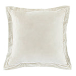 Stella Faux Silk Velvet Flanged Euro Sham, 8 Color Options