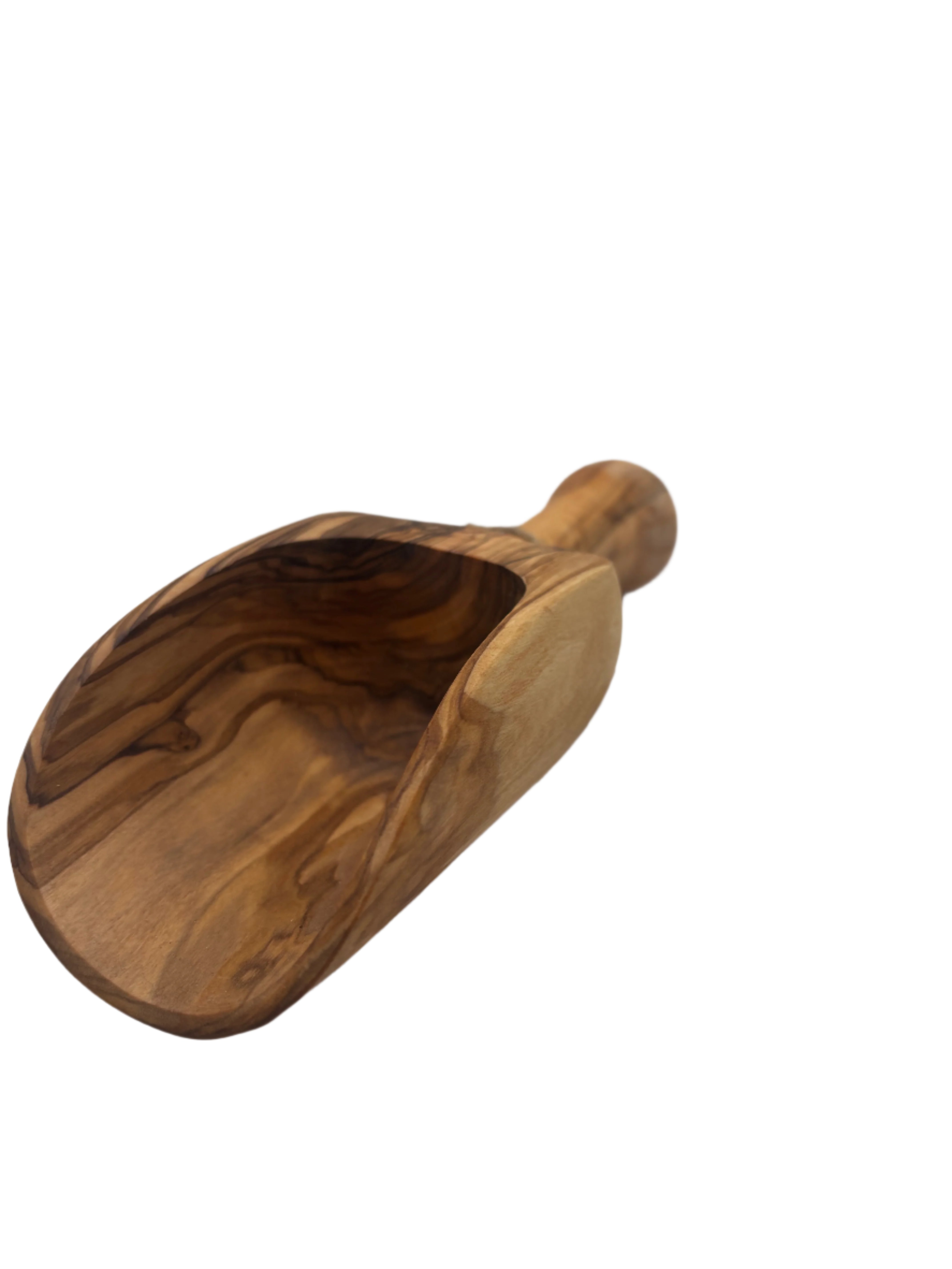 Olive Wood Flour Scoop