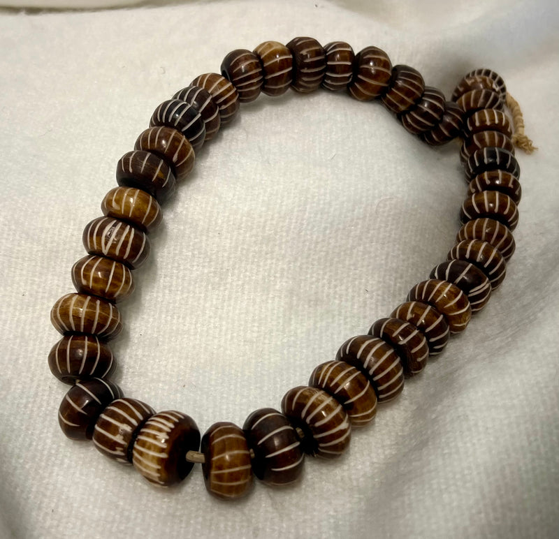 Kenyan Bone Beads, one of a kind