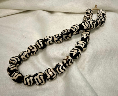 Kenyan Bone Beads, one of a kind