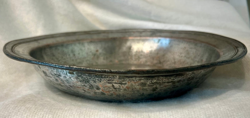 Antique Tinned Copper Bowl