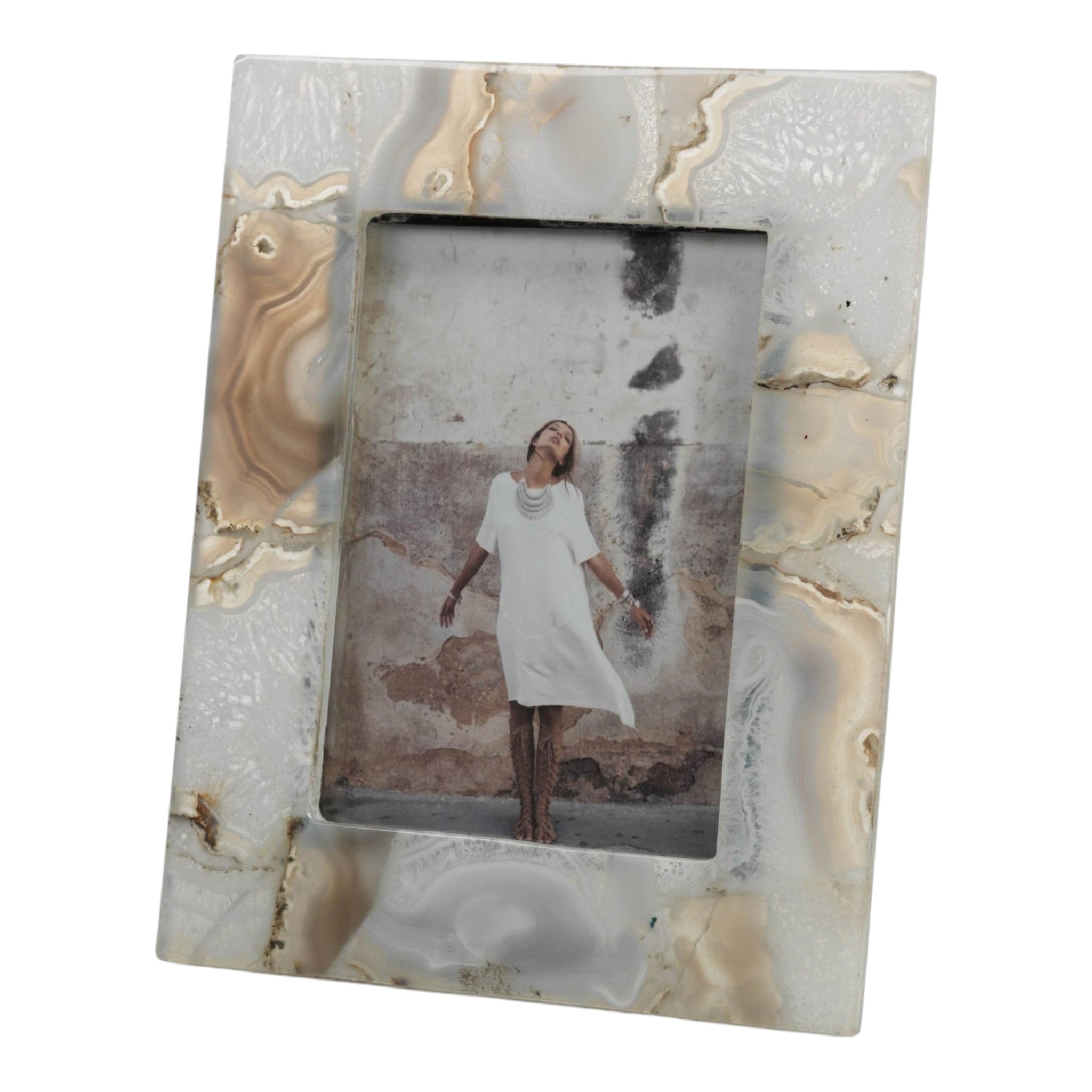 Preto Agate Photo Frame - 5x7in