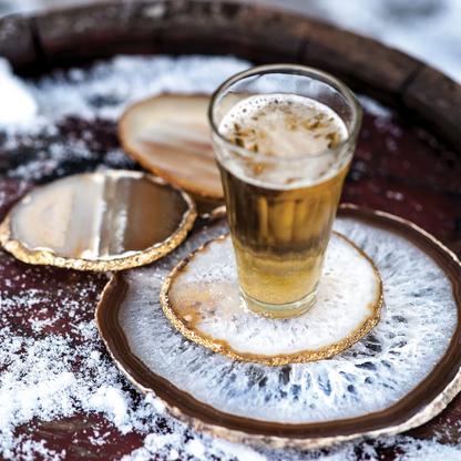 Agate Slice Coasters