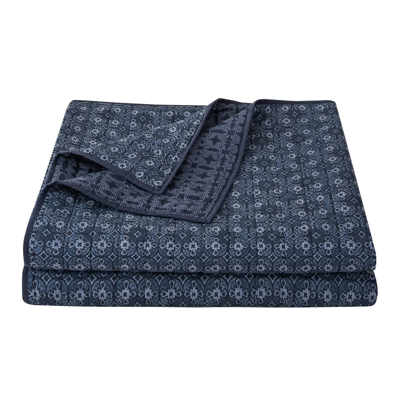 Indigo Reversible Quilt Set, 3 Size Options