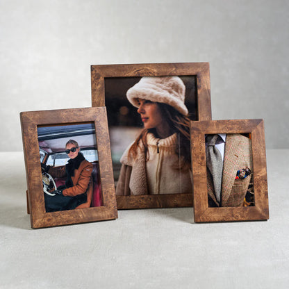 Rosso Burlwood Photo Frame 8"x 10