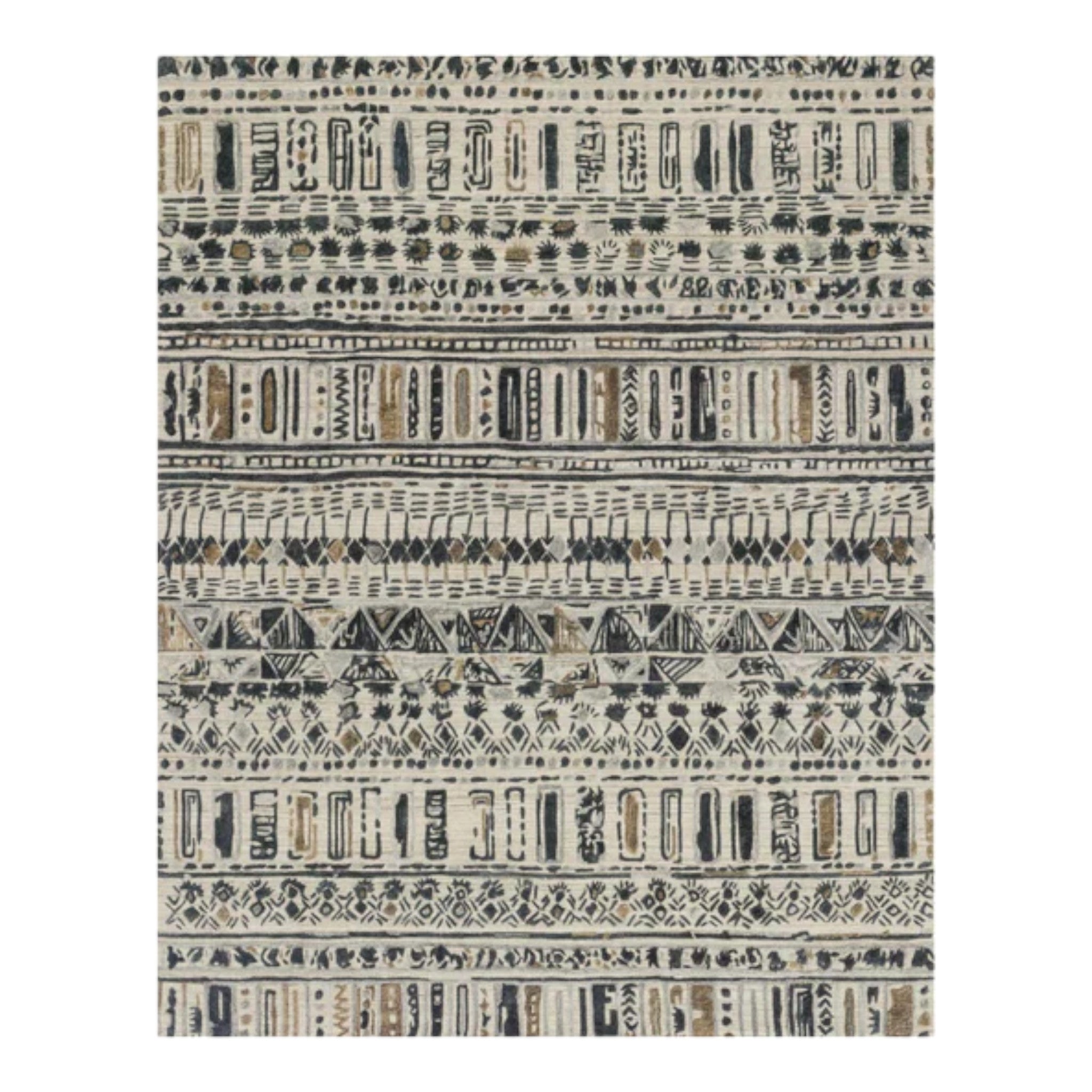 Sojourn Rug- Metal- 2' x 3'
65% Rayon |16% Cotton | 10% Wool | 8% Polyester | 1% Other Fiber