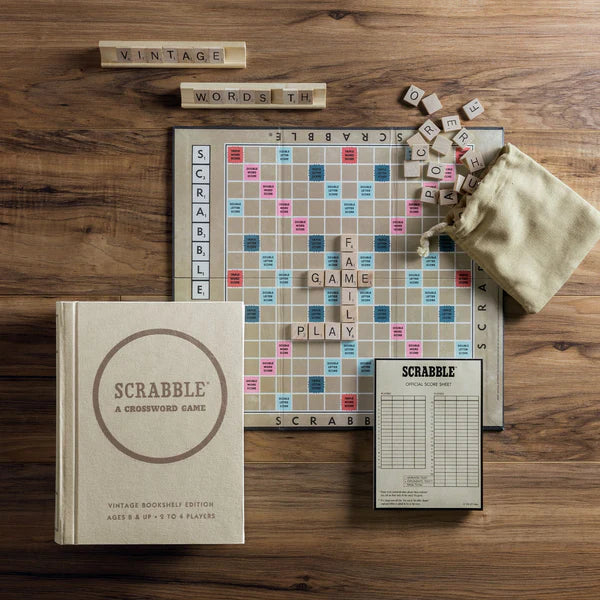 Scrabble, Vintage Bookshelf Edition