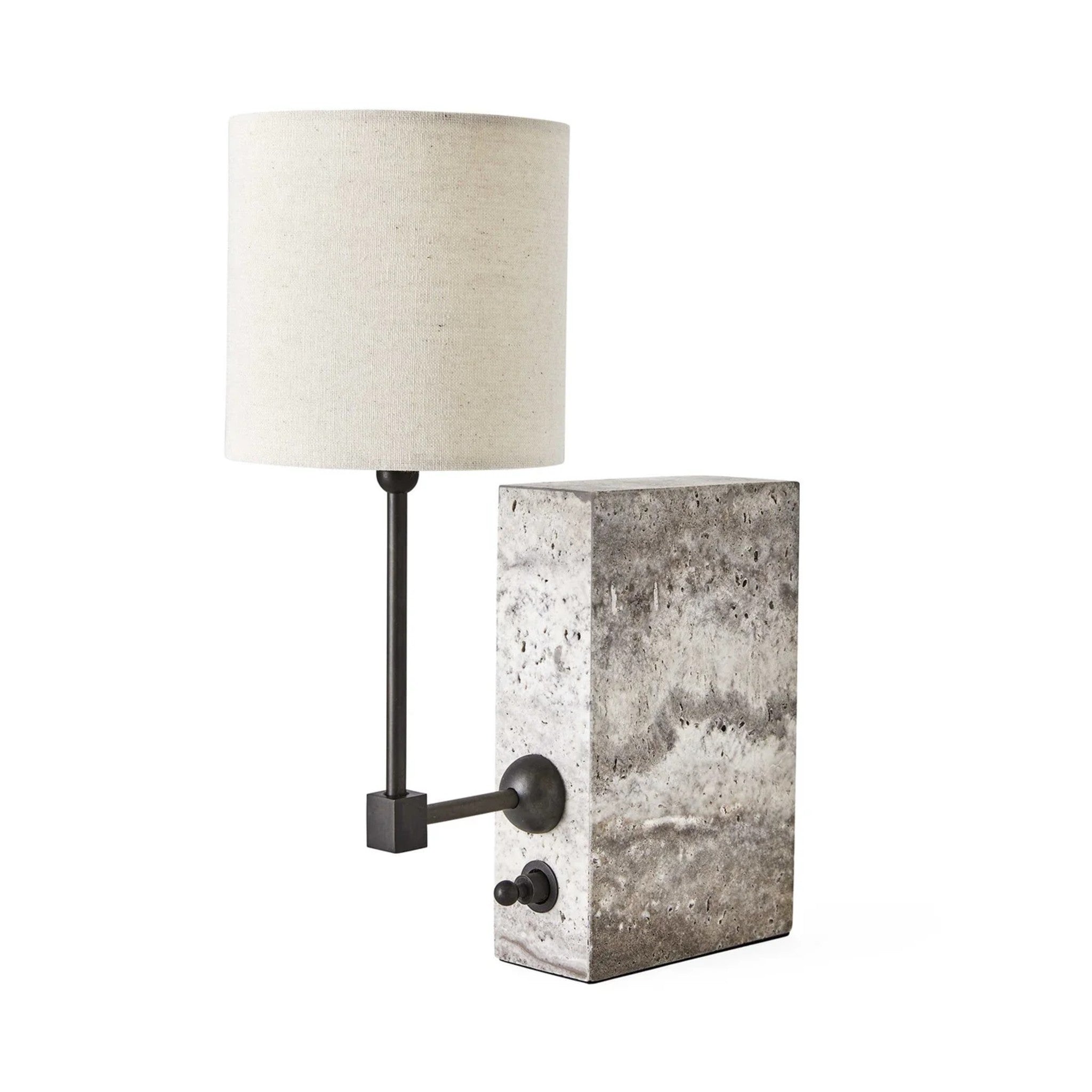 On a Shelf Mini Lamp

Travertine | Bronze

16" H