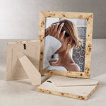 Burl Wood Veneer Photo Frame - 5x7