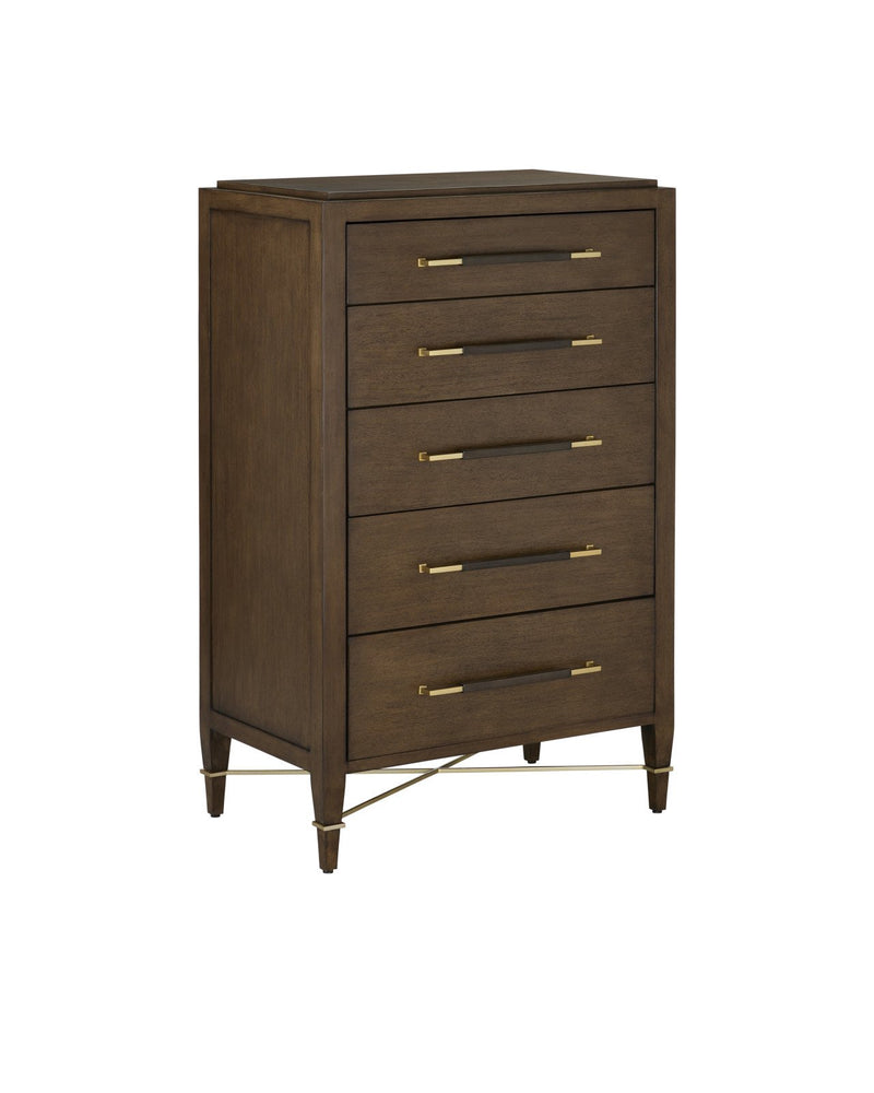 Verona Chanterelle Five-Drawer Chest, 2 Color Options