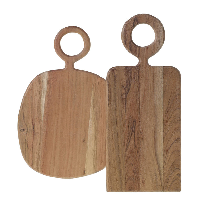 Acacia Cutting Board, Two Style Options