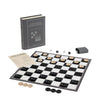 Checker & Backgammon Combo, Vintage Bookshelf Edition