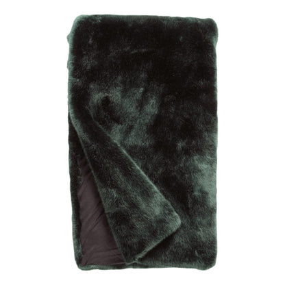 Couture Throw Emerald Mink Faux Fur Throw 60" x 72"