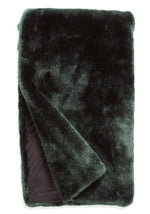 Couture Collection Throw Emerald Mink Faux Fur Throw 60" x 72"