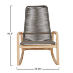 Teak Rocking Chair