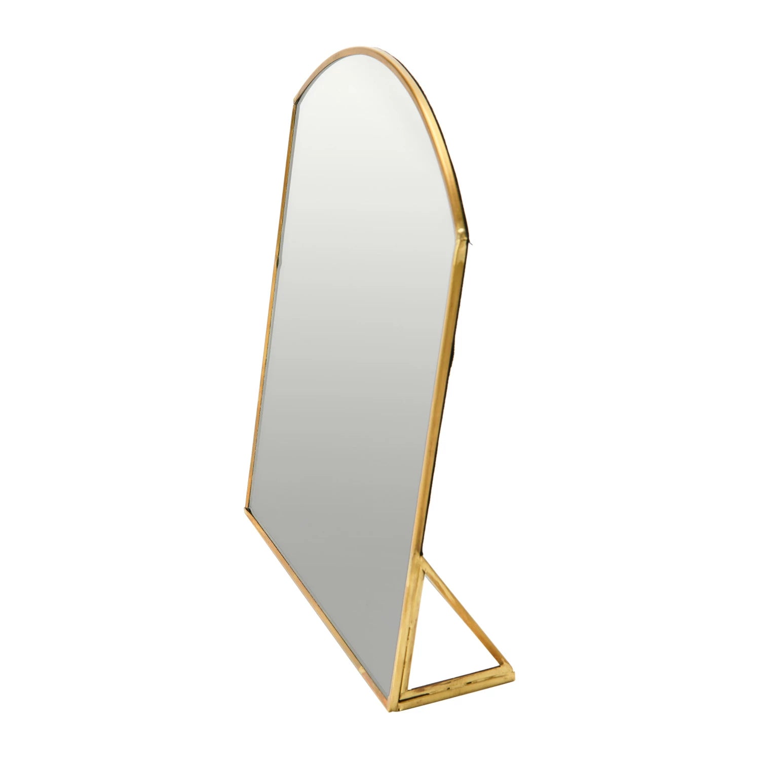 Metal Framed Standing Mirror 7.75" W x 9.75" H