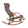 Hand-Woven Rattan Rocking Chair