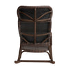 Hand-Woven Rattan Rocking Chair