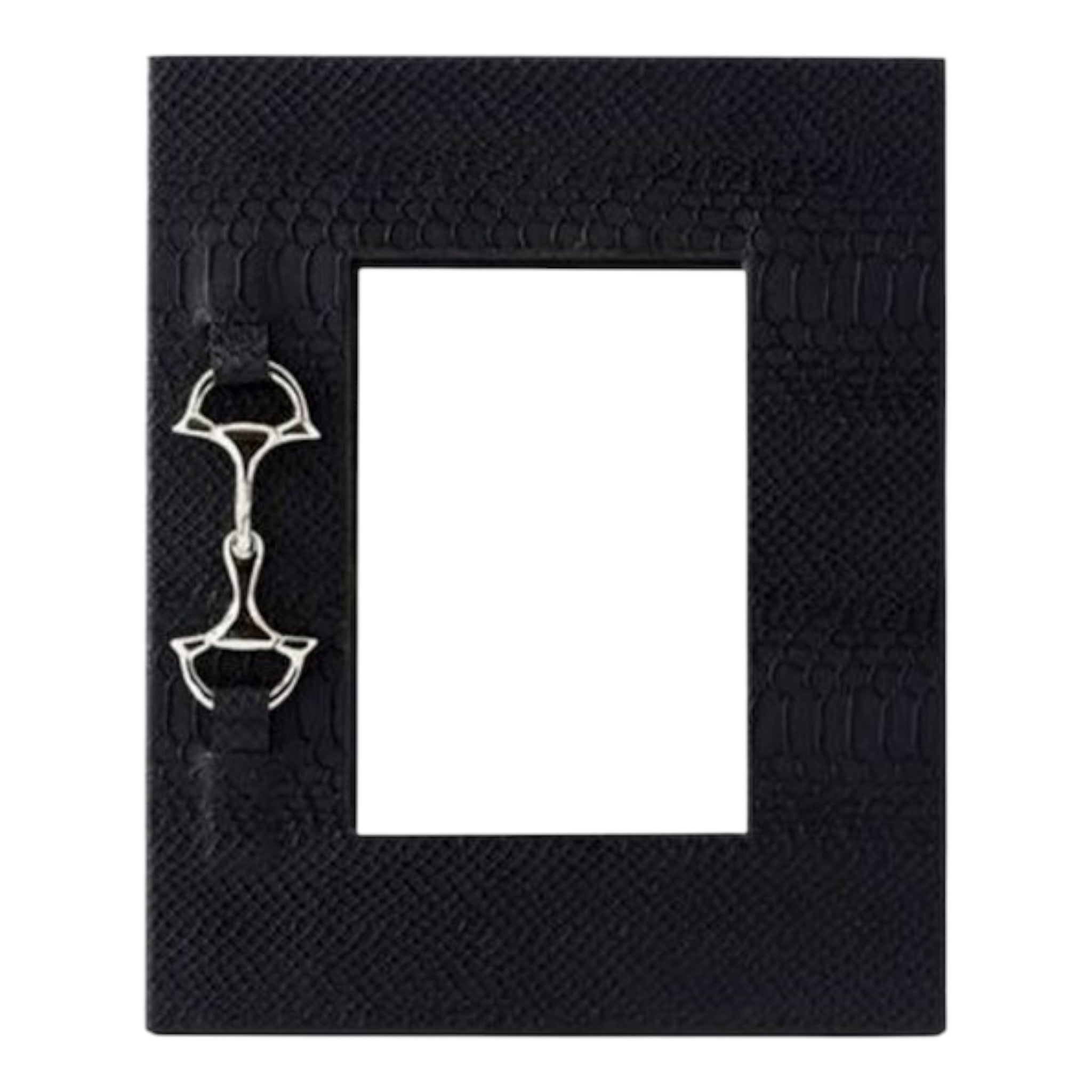 Black Leather Photo Frame w/ Horse Bit
5"x7" Photo