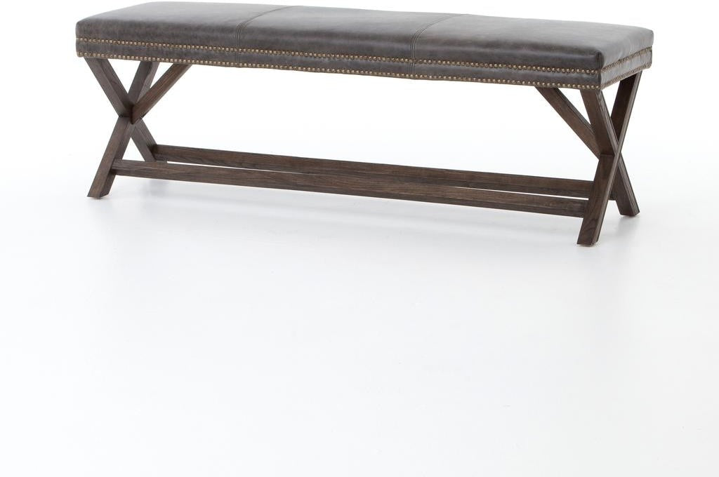 Elyse Bench-Durango Smoke 59"w x 18"d x 20"h