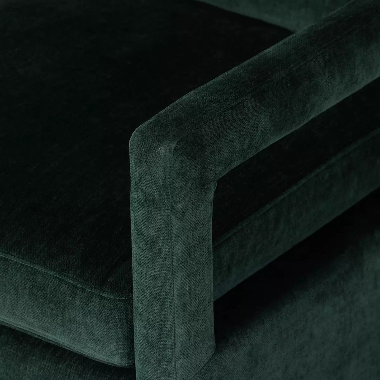 Olson Swivel Chair | Emerald Worn Velvet 30" W x 36" D x 32" H