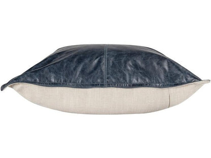 Leather Naval Nightfall Blue Pillow

22x22