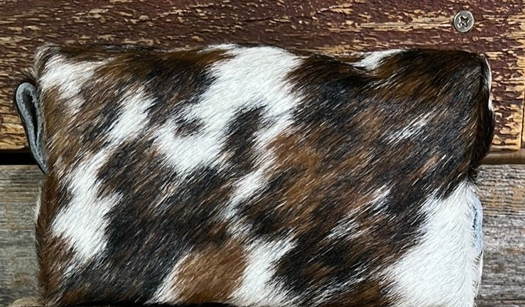 Cowhide Make-up Bag, Small