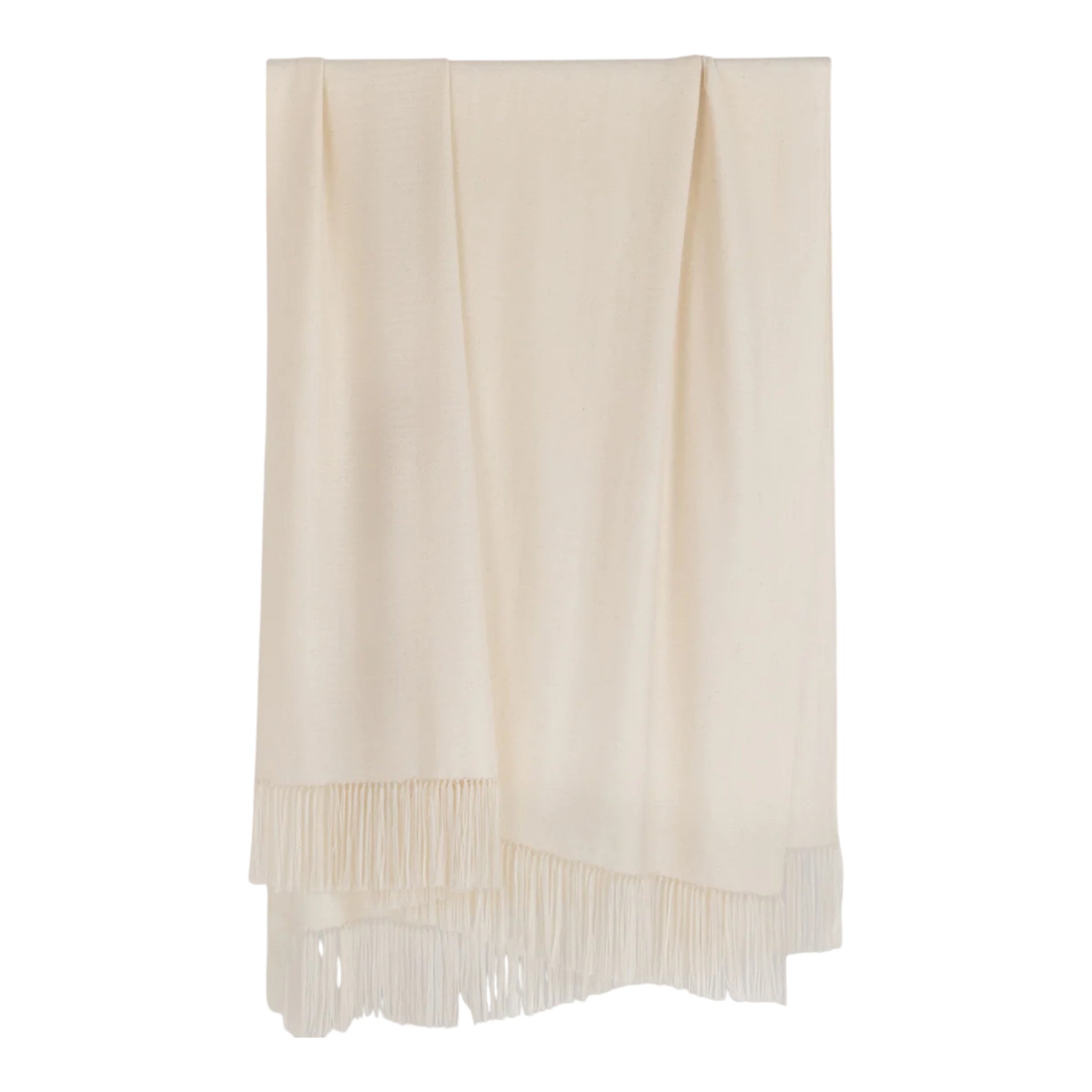 White Alpaca Throw