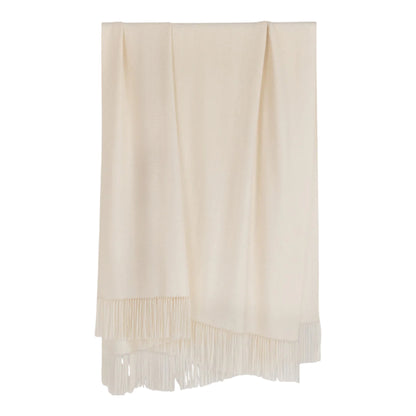 White Alpaca Throw