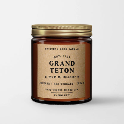 Grand Teton Scented Candle
Juniper | Red Currant | Cedar