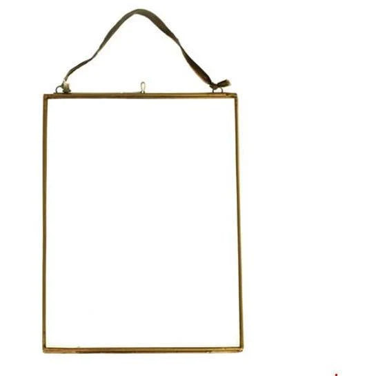 Brass Hanging Picture Frame- Medium