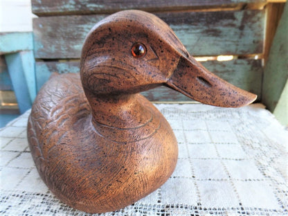 Vintage Duck Sculpture