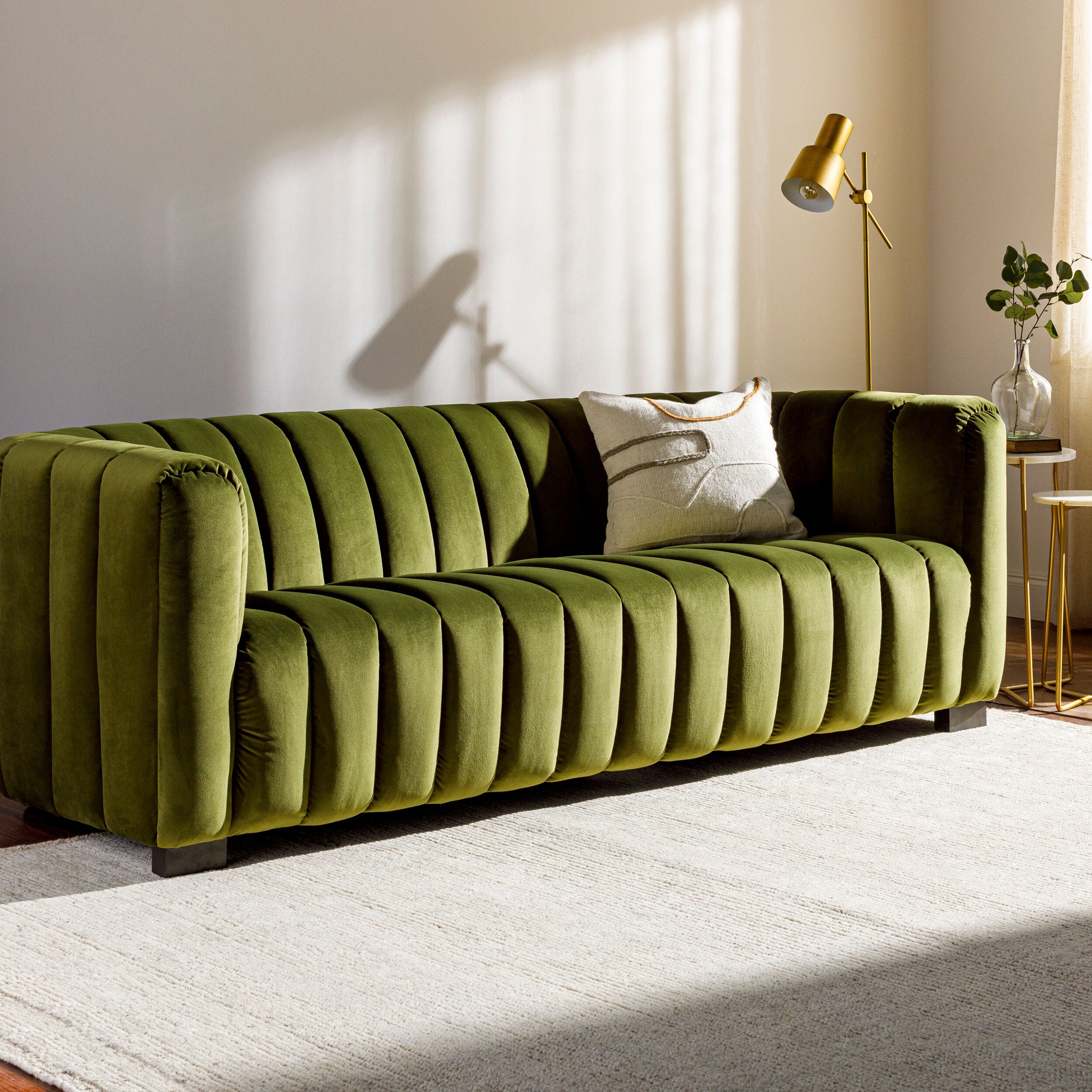 Brionne Olive Sofa