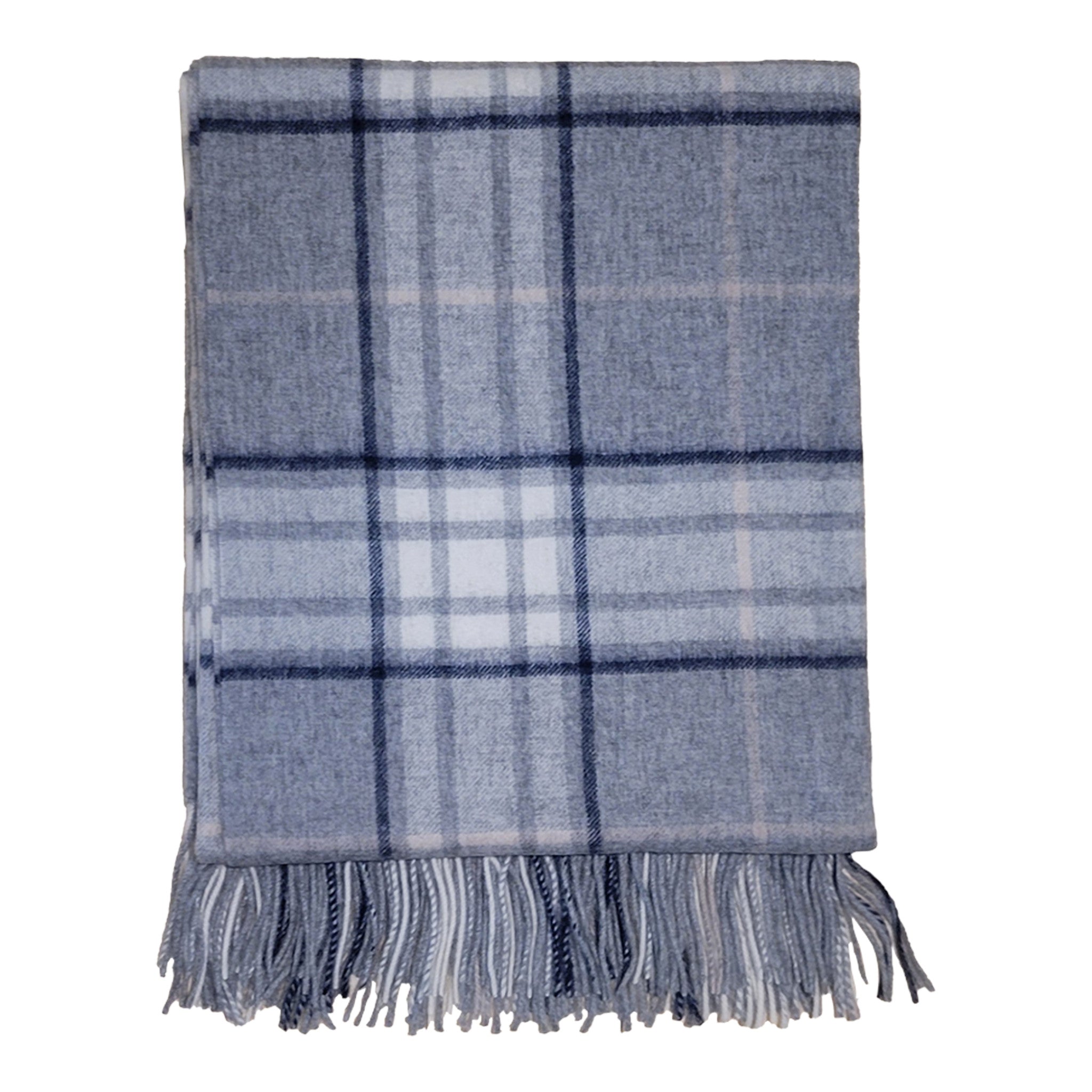 Grey Combo Rocky Mountain Plaid Throw