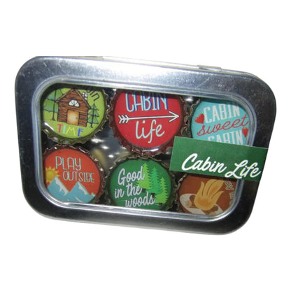 Cabin Life Magnet Set of 6