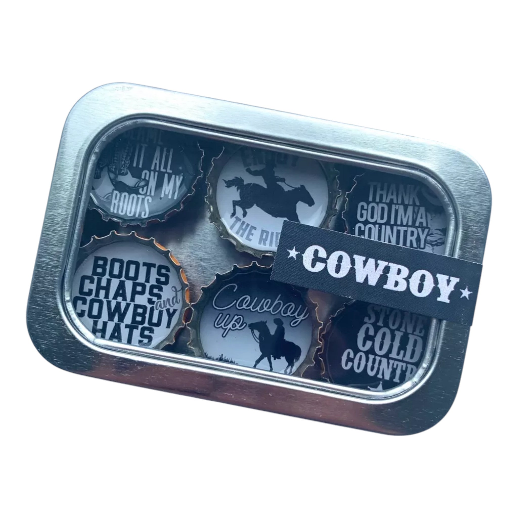 Cowboy Collection Magnet Set of 6