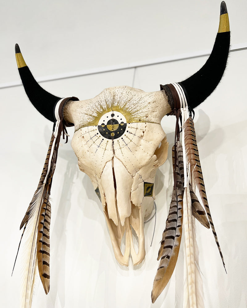 Sacred Bison Skull - by Artist Lyndsay Rowan, ethically sourced