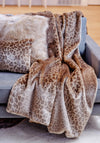 Signature Series Vintage Leopard Faux Fur Throws 60" x 72"