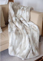 Signature Series Winter Rabbit Faux Fur Throw 60" x 72"