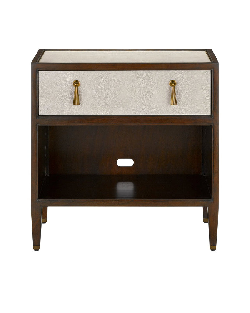 Evie Shagreen Nightstand