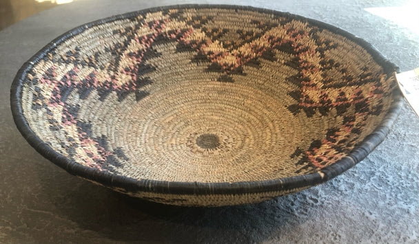 Traditional Zulu Hand Woven Basket