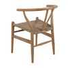 Emery Dining Chair - Natural, Back View