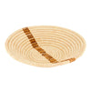 Large Banana Bark Striped Round Basket