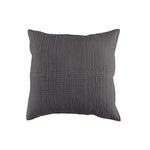 Charcoal Cotton Quilt Set - Pillow Sham