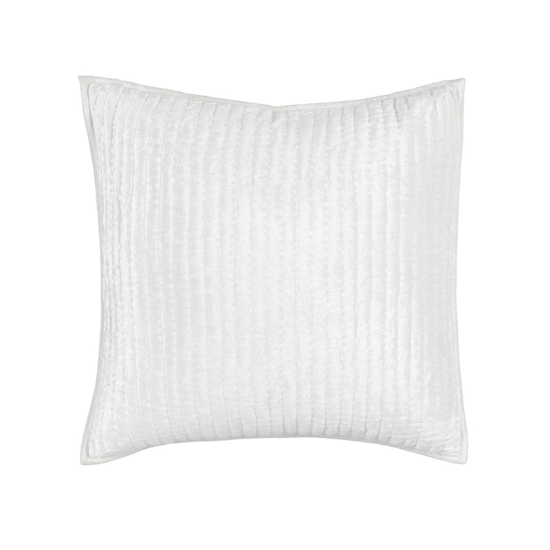 White Velvet Pillow Sham