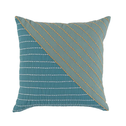 Loren Blue Multi Indoor/Outdoor Pillow - Front